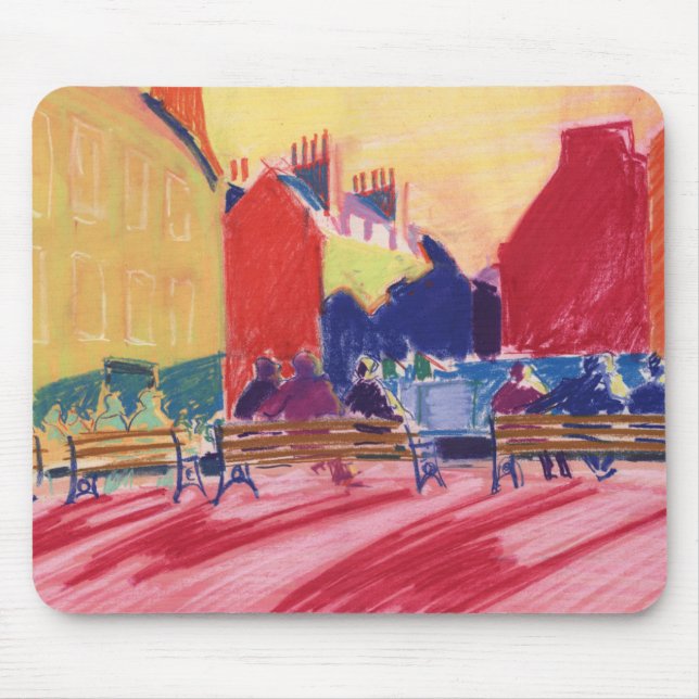 Abbey Churchyard Bath Mouse Mat (Front)