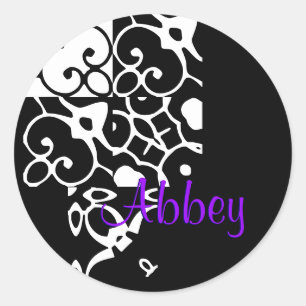 Abbey Designer Name I Sticker