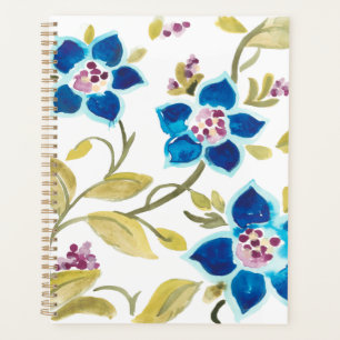 Abbey Floral Tiles - Blue Blooms Planner