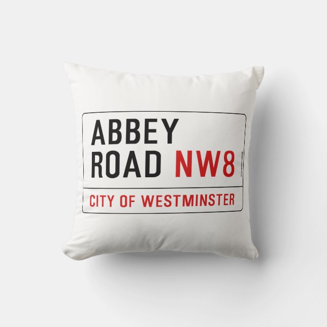 Abbey Road Cushion (Front)
