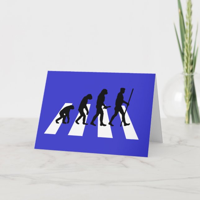 Abbey Road Evolution Greeting Card (Front)