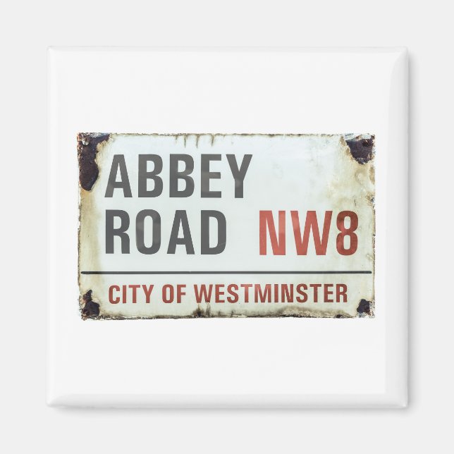 Abbey Road Sign Magnet (Front)