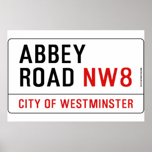 Abbey Road Street Sign
