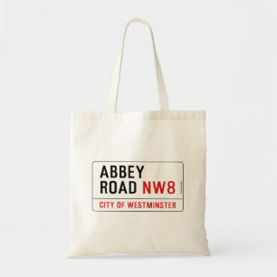 Abbey Road Street Sign Tote Bag