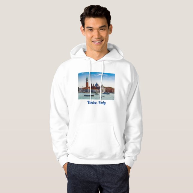 Abbey San Giorgio Maggiore. Venice, Italia. Hoodie (Front Full)