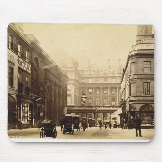 Abbey Square and Pump Rooms, Bath, c.1880 (b/w pho Mouse Mat (Front)