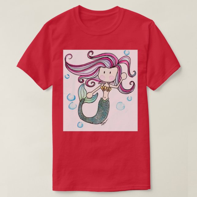 Abbi the Mermaid T-Shirt (Design Front)