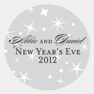 Abbie New Year's Eve Sticker