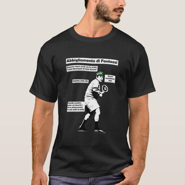 Abbigliamento di Fantozzi (tennis)  T-Shirt (Front)