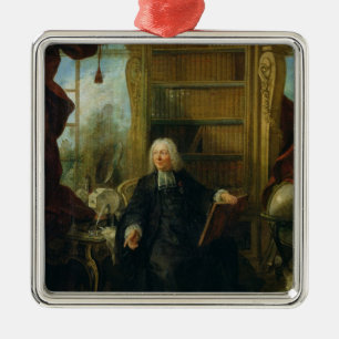 Abbot Nollet in his study, in chateau Metal Tree Decoration