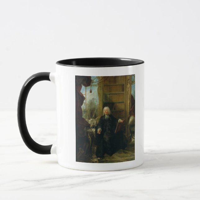 Abbot Nollet  in his study, in chateau Mug (Left)