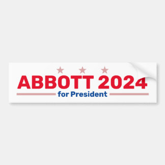 Abbott 2024 bumper sticker