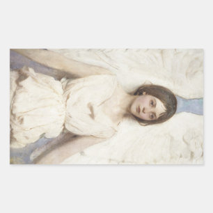 Abbott Handerson Thayer - Angel Rectangular Sticker