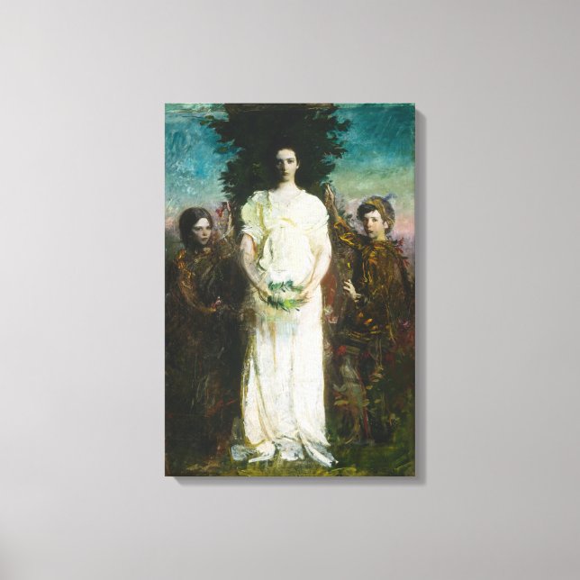 Abbott Handerson Thayer - My Children Canvas Print (Front)