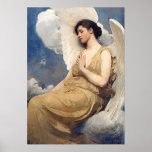Abbott Handerson Thayer   Winged Figure - 1889 Poster