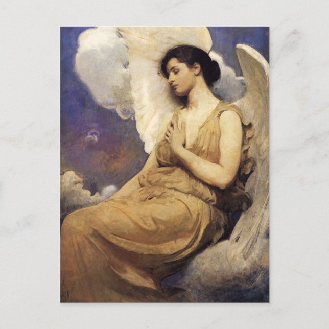 Abbott Handerson Thayer Winged Figure Postcard (Front)
