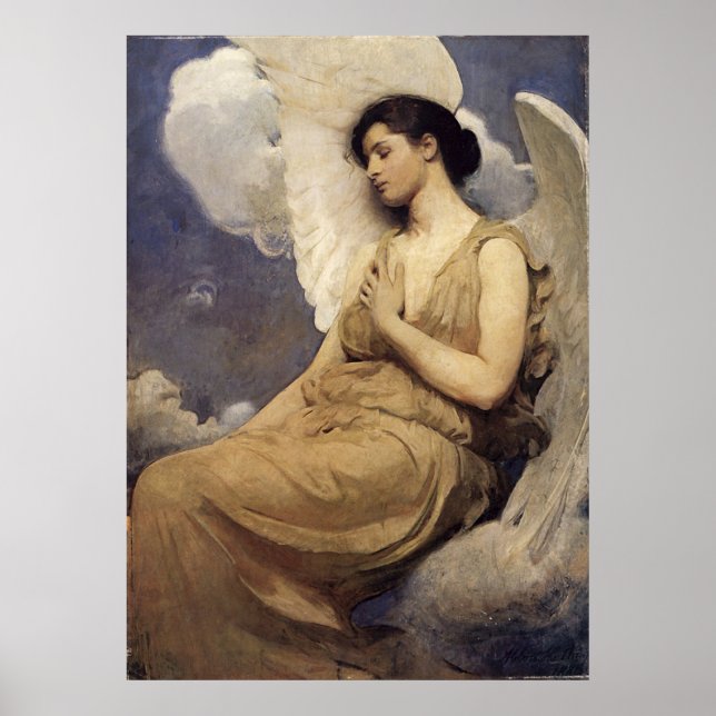 Abbott Handerson Thayer Winged Figure Poster (Front)