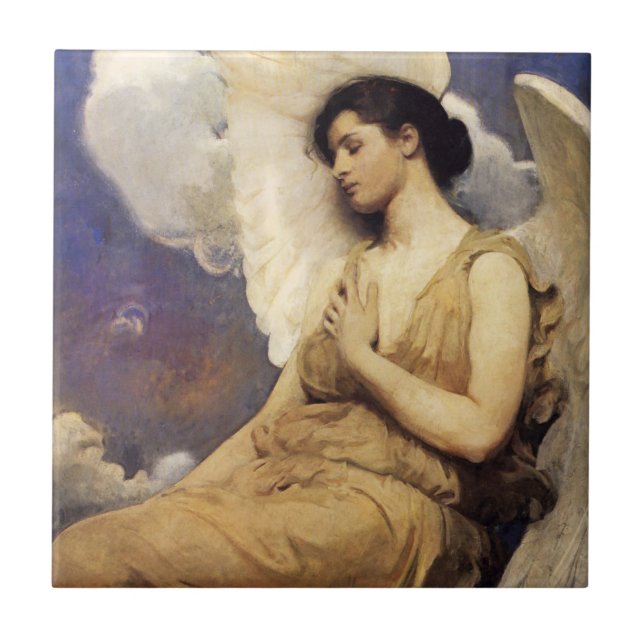 Abbott Handerson Thayer Winged Figure Tile (Front)