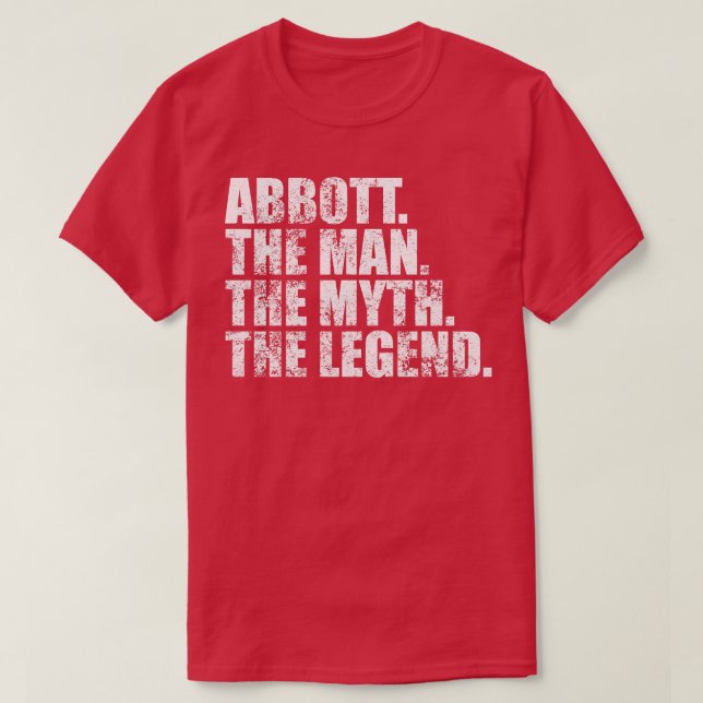 AbbottAbbott Family name Abbott last Name Abbott S T-Shirt (Design Front)