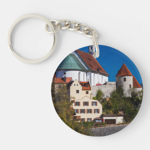 Abby by the Lech River Key Ring