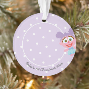 Abby Cadabby Baby's First Christmas: Add Your Name Ornament