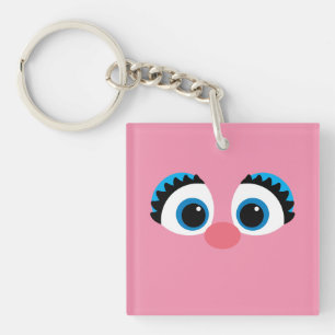 Abby Cadabby Big Face Key Ring