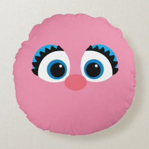 Abby Cadabby Big Face Round Cushion