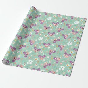 Abby Cadabby Birthday Woodland Pattern Wrapping Paper