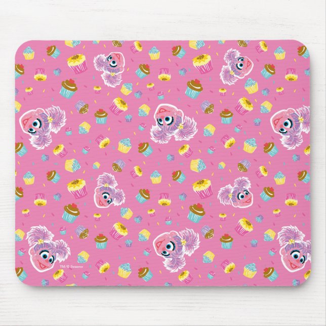 Abby Cadabby Cupcake Party Pattern Mouse Mat (Front)