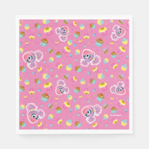 Abby Cadabby Cupcake Party Pattern Napkin