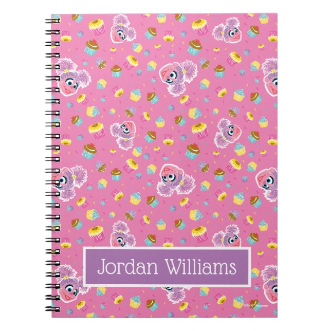 Abby Cadabby Cupcake Party Pattern Notebook (Front)