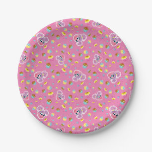 Abby Cadabby Cupcake Party Pattern Paper Plate