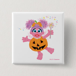 Abby Cadabby Cute as a Pumpkin 15 Cm Square Badge