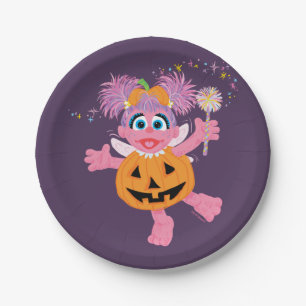 Abby Cadabby   Cute as a Pumpkin Paper Plate