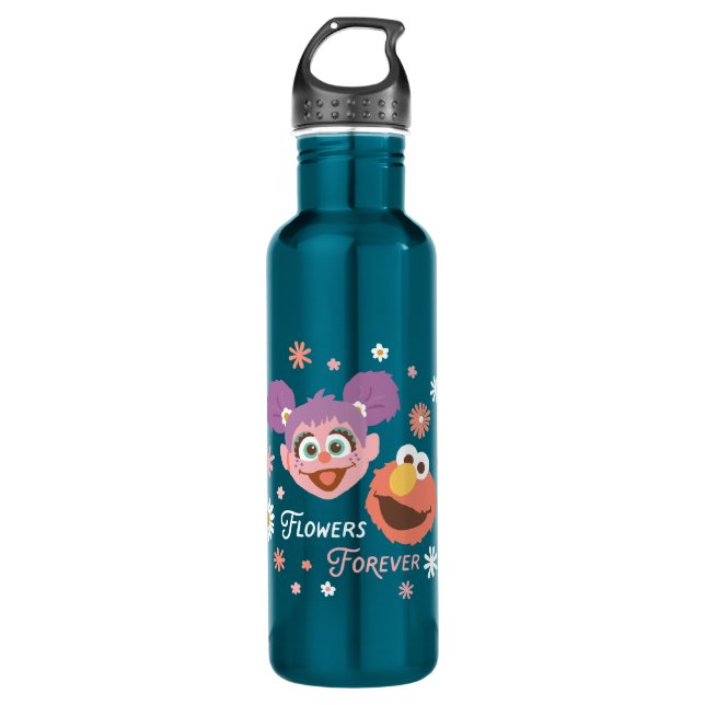 Abby Cadabby & Elmo | Flowers Forever 710 Ml Water Bottle (Front)