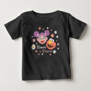 Abby Cadabby & Elmo   Flowers Forever Baby T-Shirt