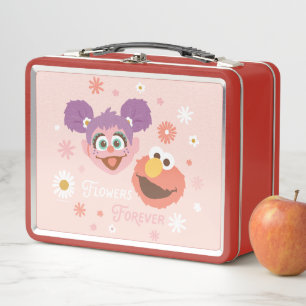 Abby Cadabby & Elmo Flowers Forever Metal Lunch Box