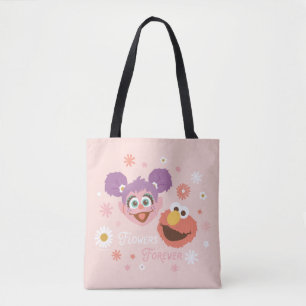 Abby Cadabby & Elmo   Flowers Forever Tote Bag