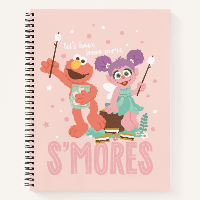 Abby Cadabby & Elmo | Let's Have Some More Smores Notebook (Front)