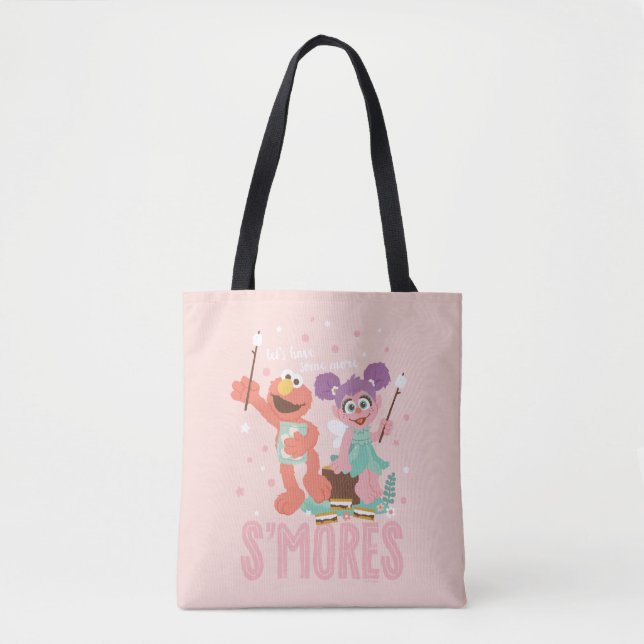 Abby Cadabby & Elmo | Let's Have Some More Smores Tote Bag (Front)