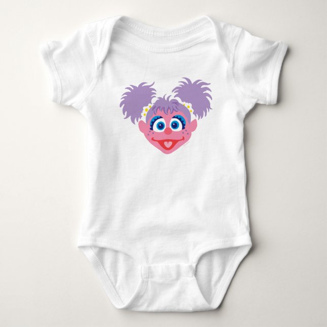 Abby Cadabby Face Baby Bodysuit (Front)