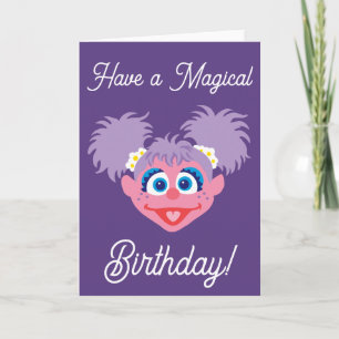 Abby Cadabby Face Card