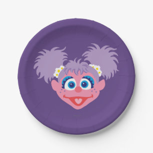 Abby Cadabby Face Paper Plate
