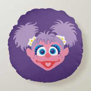 Abby Cadabby Face Round Cushion