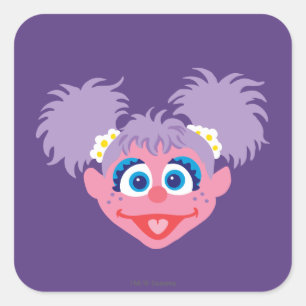 Abby Cadabby Face Square Sticker