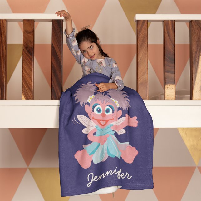 Abby Cadabby Fairy | Add Your Name Fleece Blanket (Creator Uploaded)