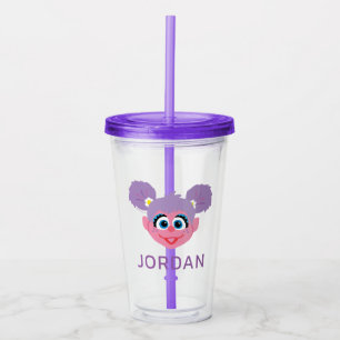 Abby Cadabby Flower Face Add Your Name Acrylic Tumbler