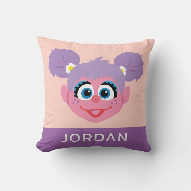 Abby Cadabby | Flower Face | Add Your Name Cushion (Front)
