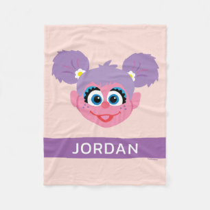Abby Cadabby Flower Face Add Your Name Fleece Blanket