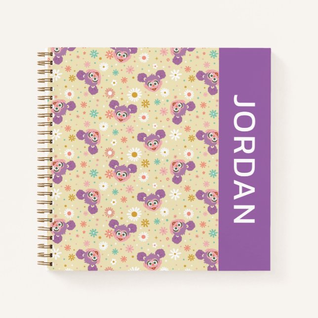 Abby Cadabby | Flower Face  | Add Your Name Notebook (Front)